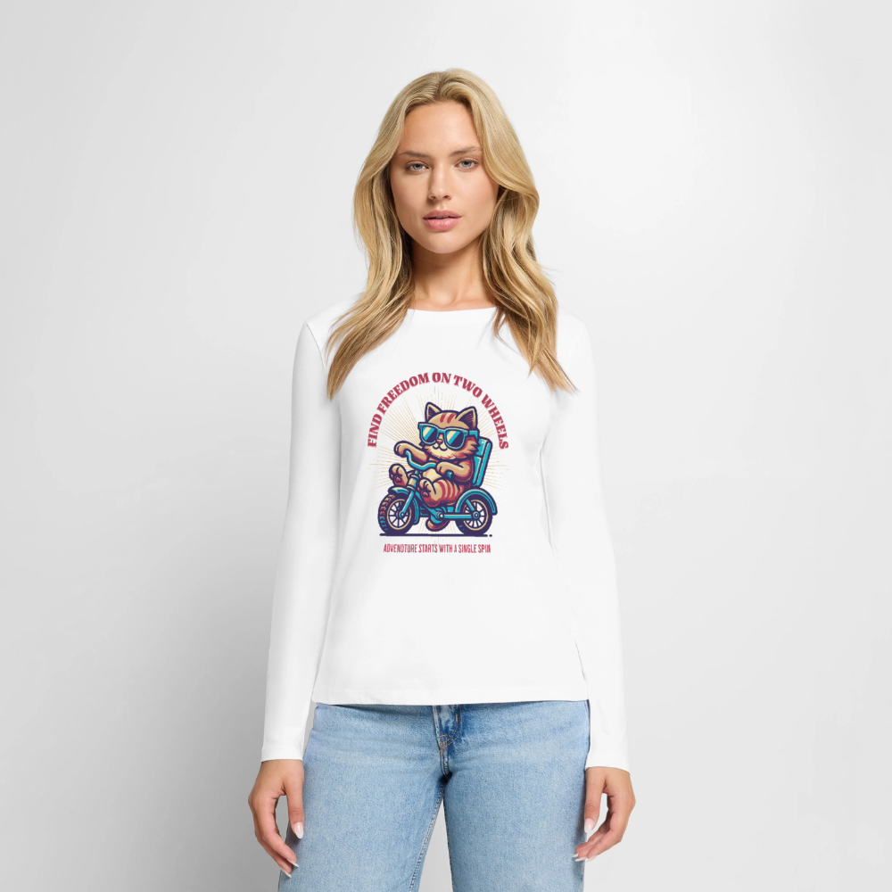 Women's Premium Long Sleeve T-Shirt - white