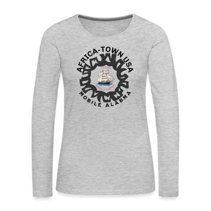 Women's Premium Long Sleeve T-Shirt - heather gray