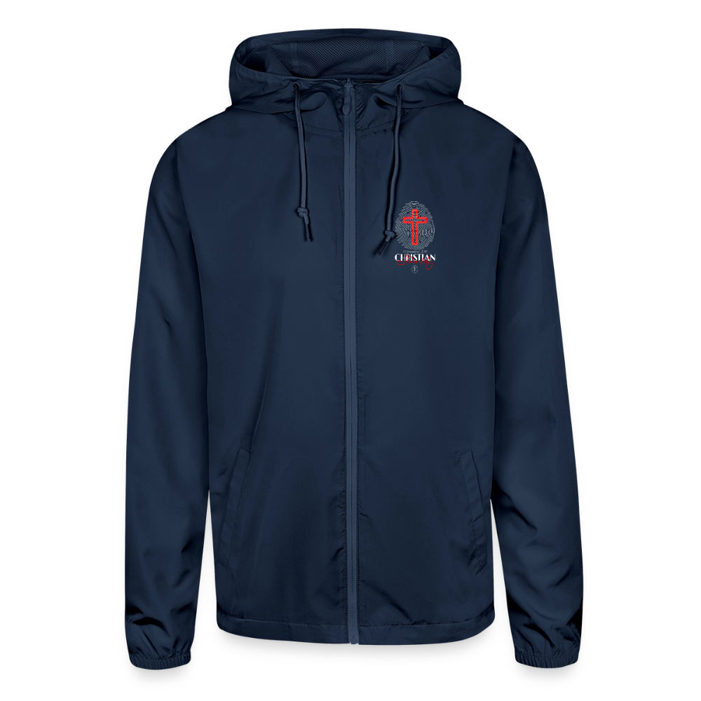Unisex Lightweight Windbreaker Jacket - navy