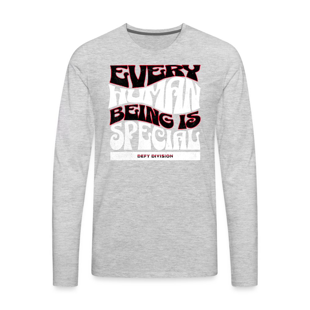Men's Premium Long Sleeve T-Shirt - heather gray