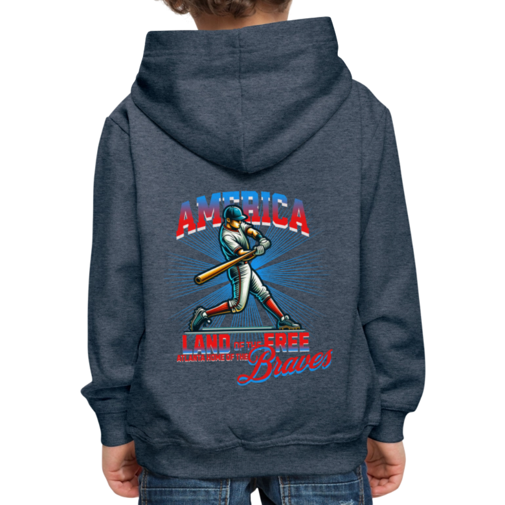 Kids‘ Premium Hoodie - heather denim