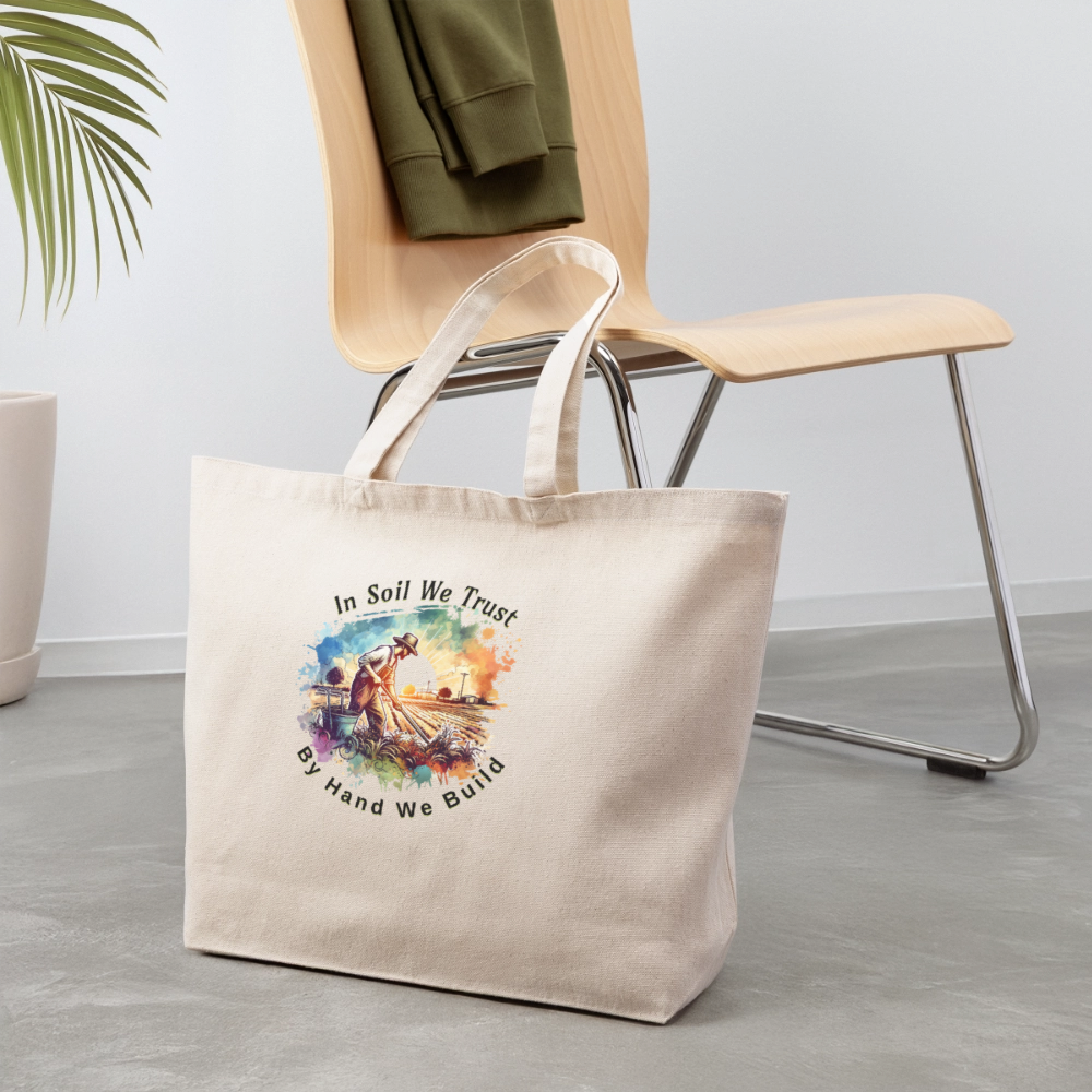 Eco-Friendly Cotton Tote - natural