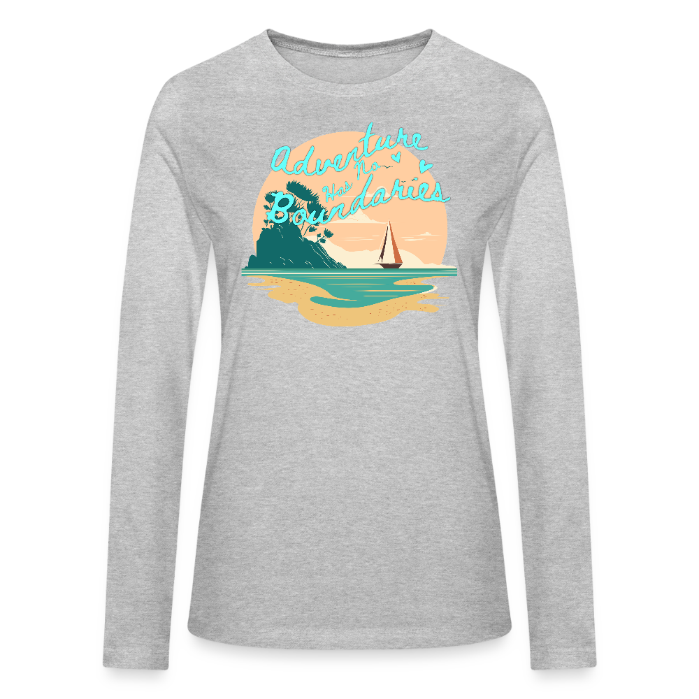 Bella + Canvas Women's Long Sleeve T-Shirt - heather gray