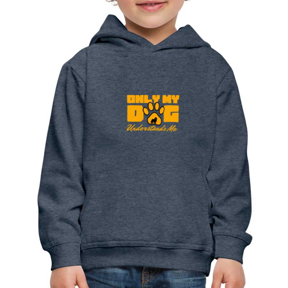 Kids‘ Premium Hoodie - heather denim