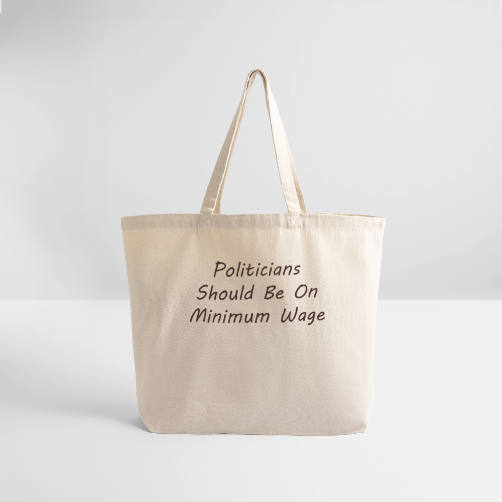 Eco-Friendly Cotton Tote - natural