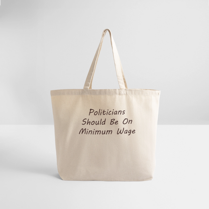 Eco-Friendly Cotton Tote - natural