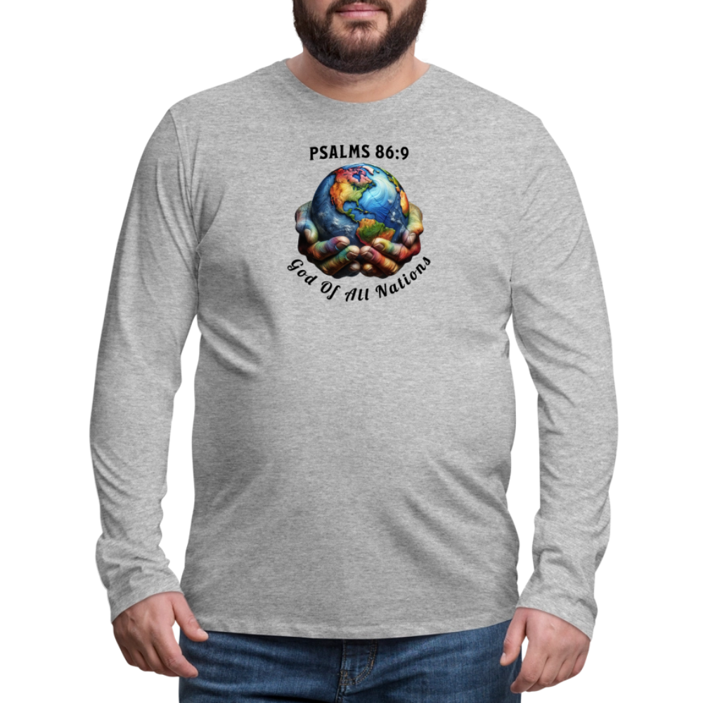 Men's Premium Long Sleeve T-Shirt - heather gray