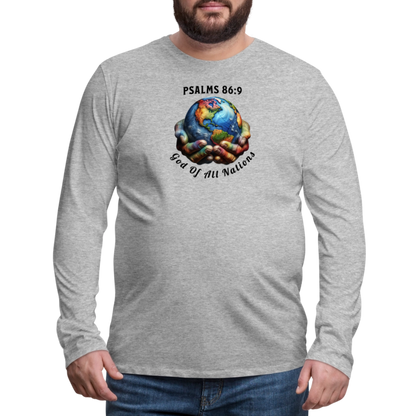 Men's Premium Long Sleeve T-Shirt - heather gray