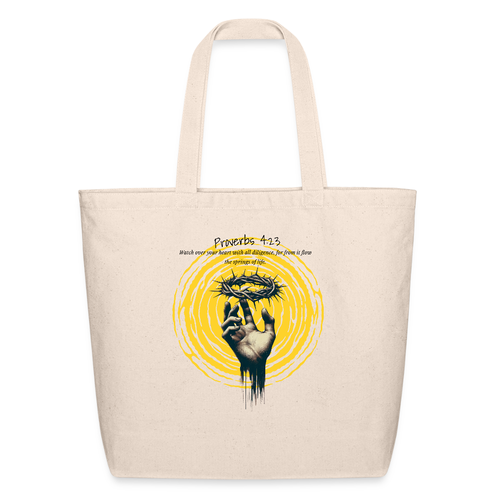 Eco-Friendly Cotton Tote - natural