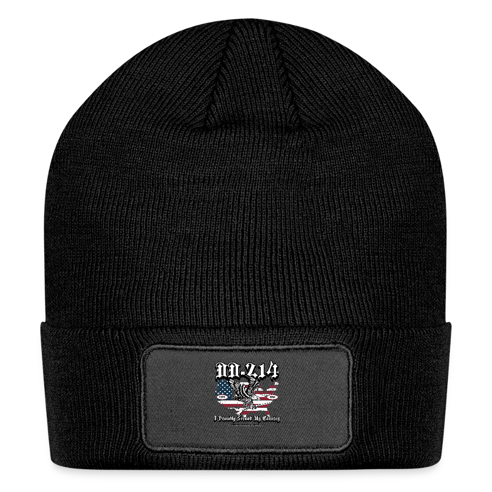 Patch Beanie - black