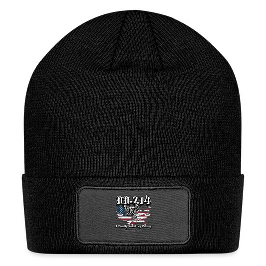 Patch Beanie - black