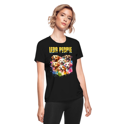 Women's Moisture Wicking Performance T-Shirt - black
