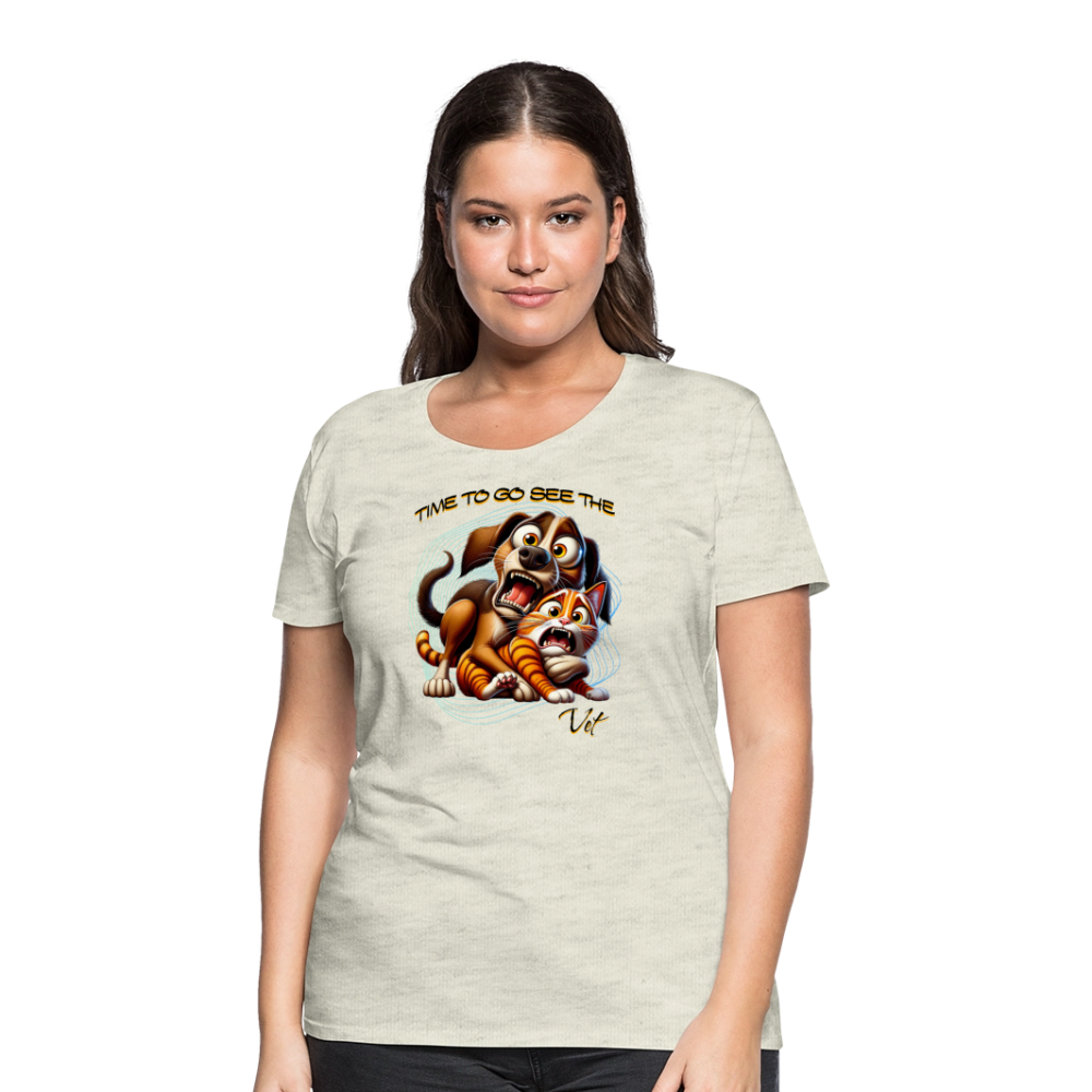 Women’s Premium T-Shirt - heather oatmeal