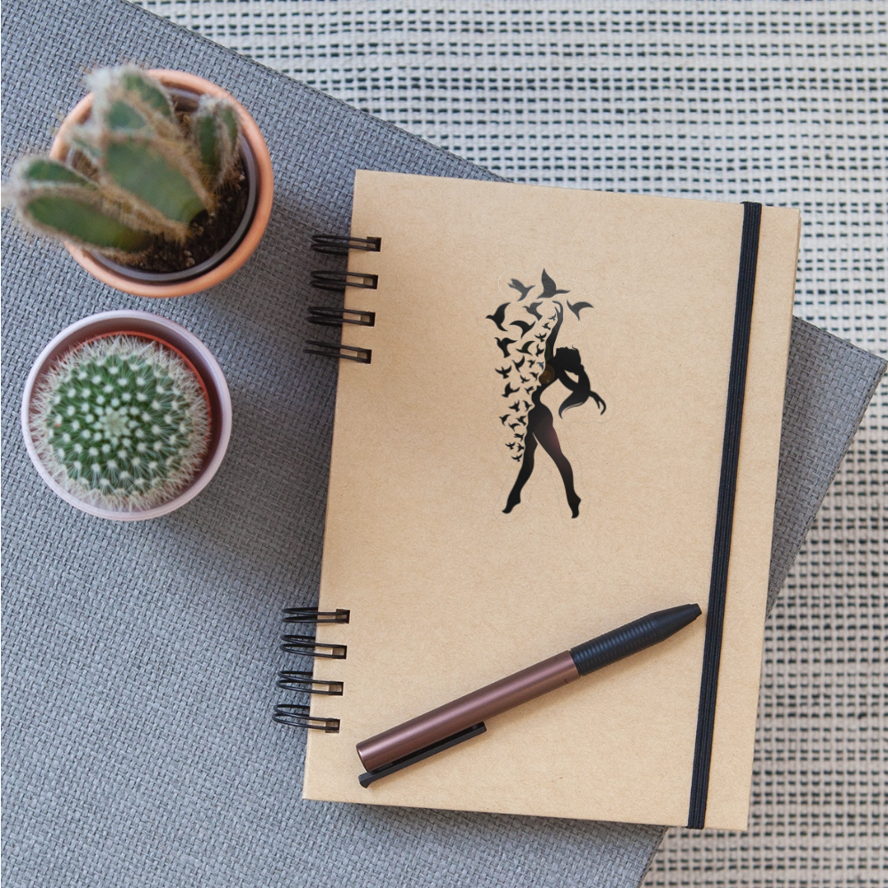 Sticker - transparent glossy