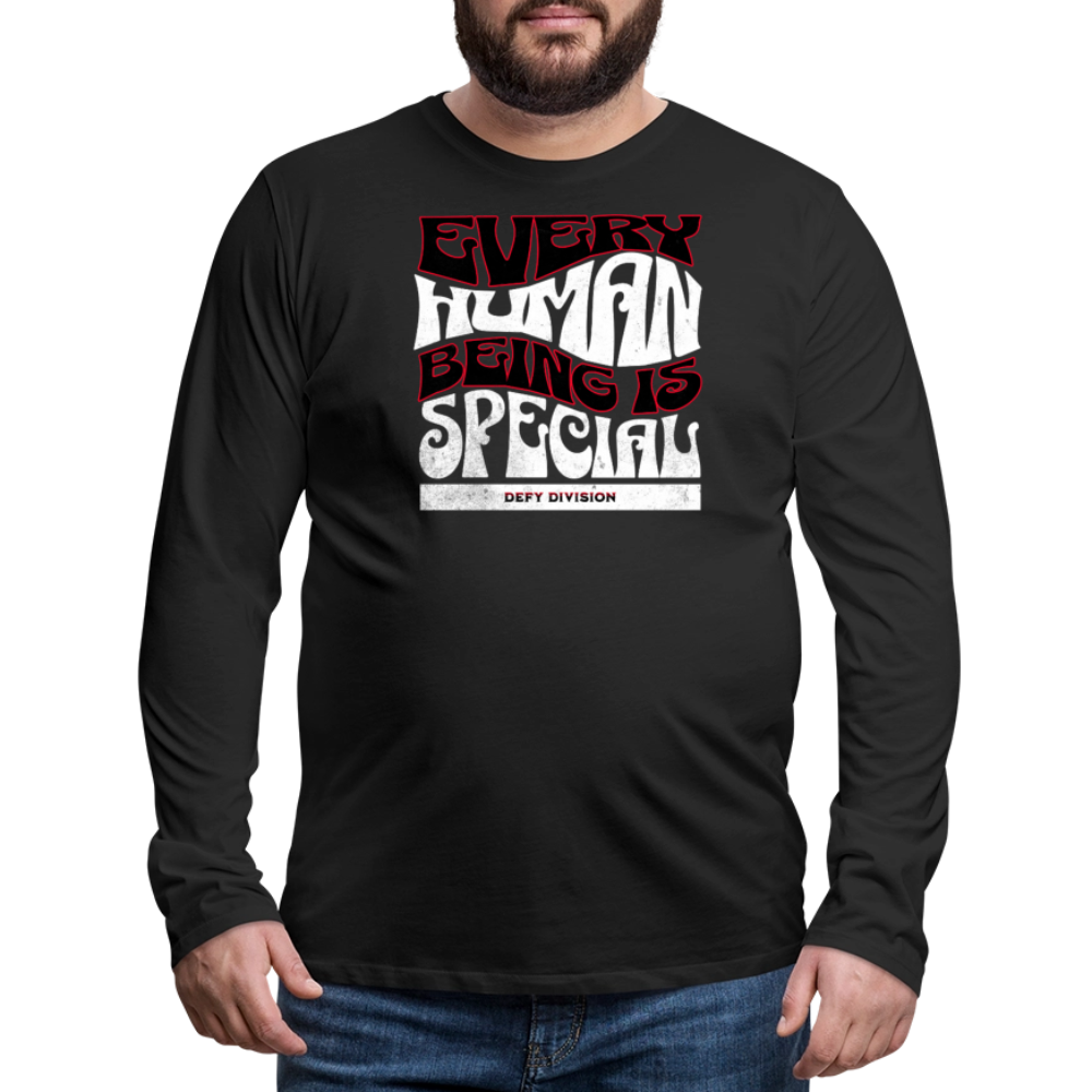 Men's Premium Long Sleeve T-Shirt - black