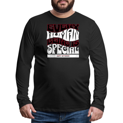 Men's Premium Long Sleeve T-Shirt - black