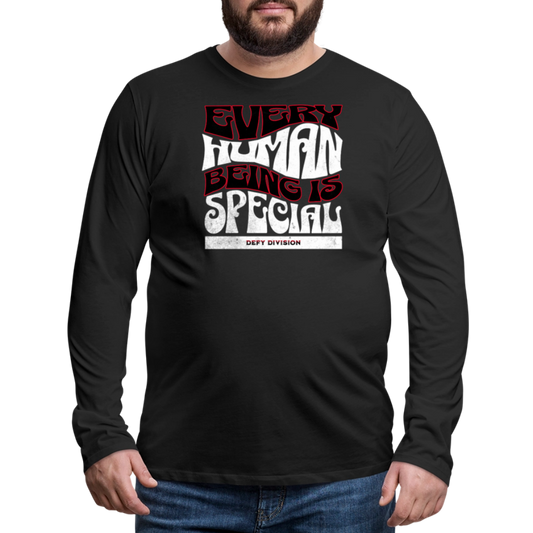 Men's Premium Long Sleeve T-Shirt - black