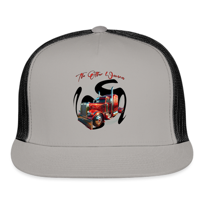 Trucker Hat - gray/black