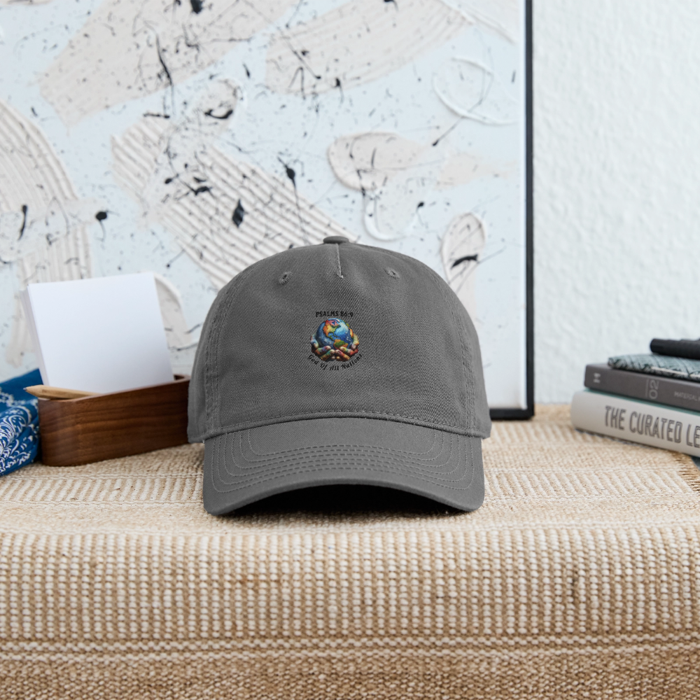 Organic Baseball Cap - charcoal