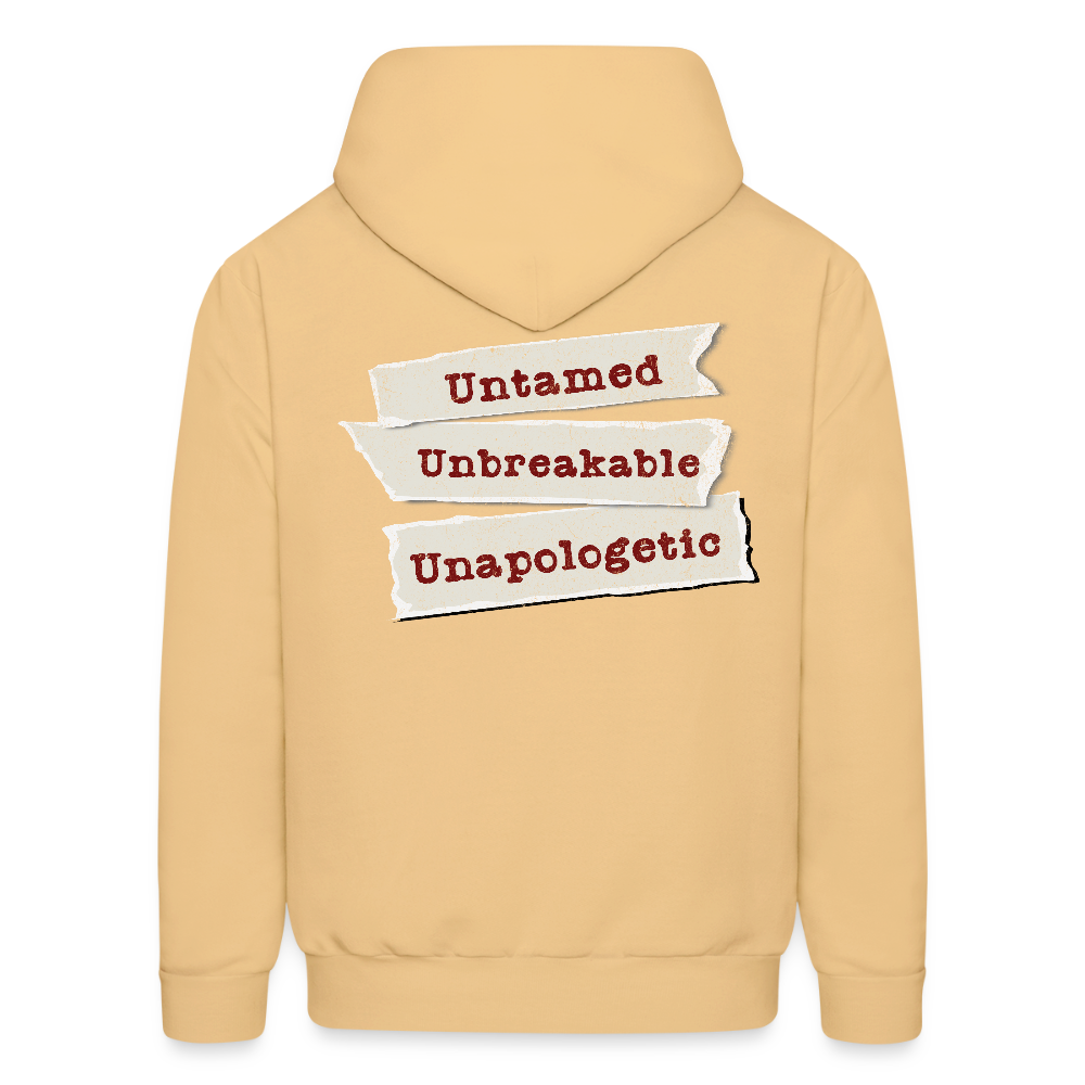 Men's Hoodie - light gold 