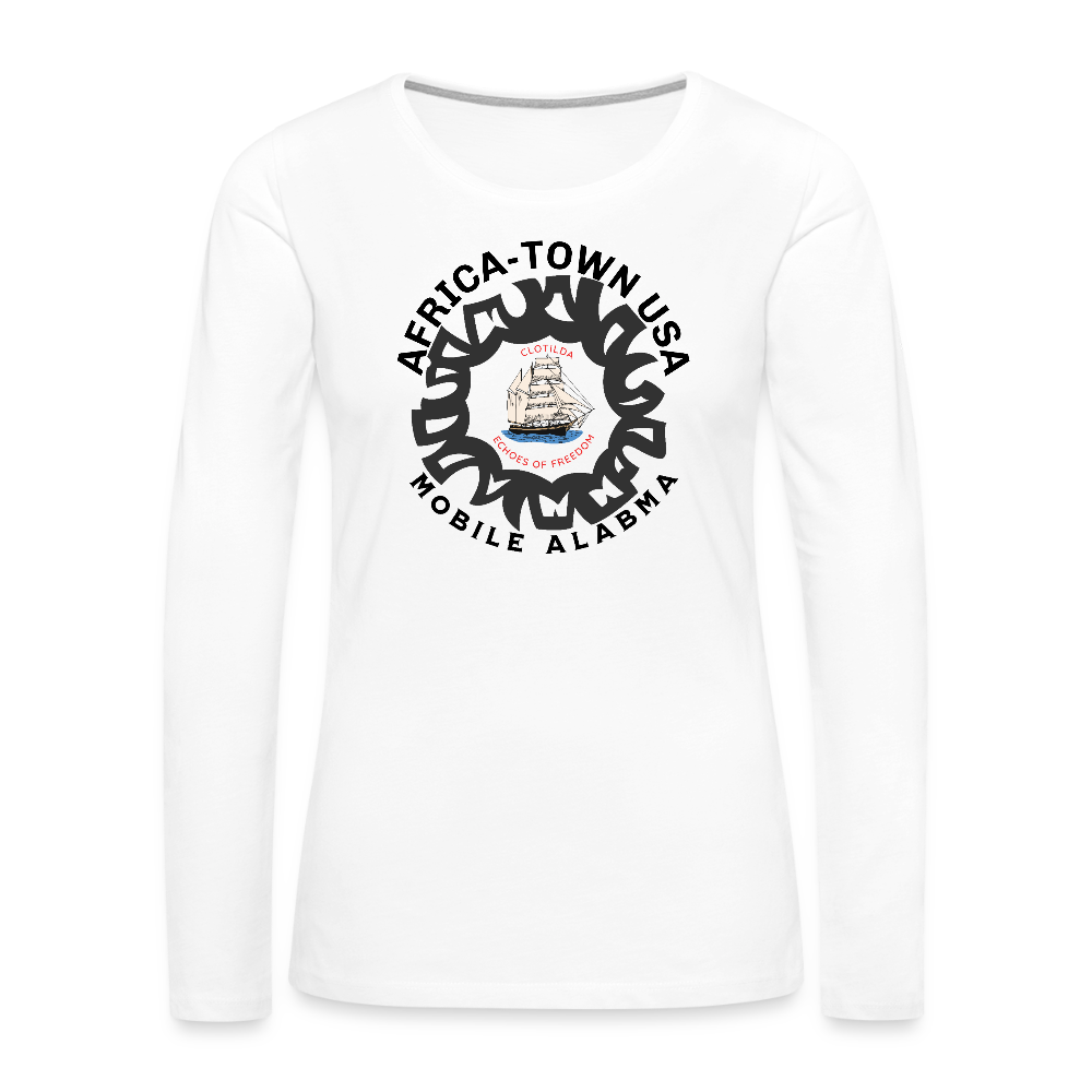 Women's Premium Long Sleeve T-Shirt - white