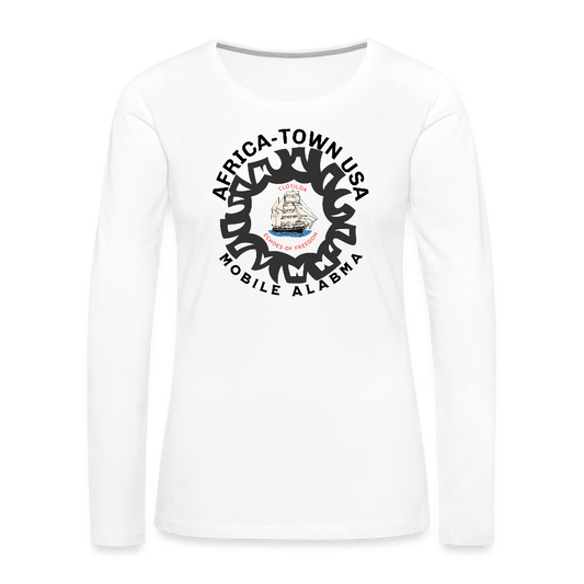 Women's Premium Long Sleeve T-Shirt - white