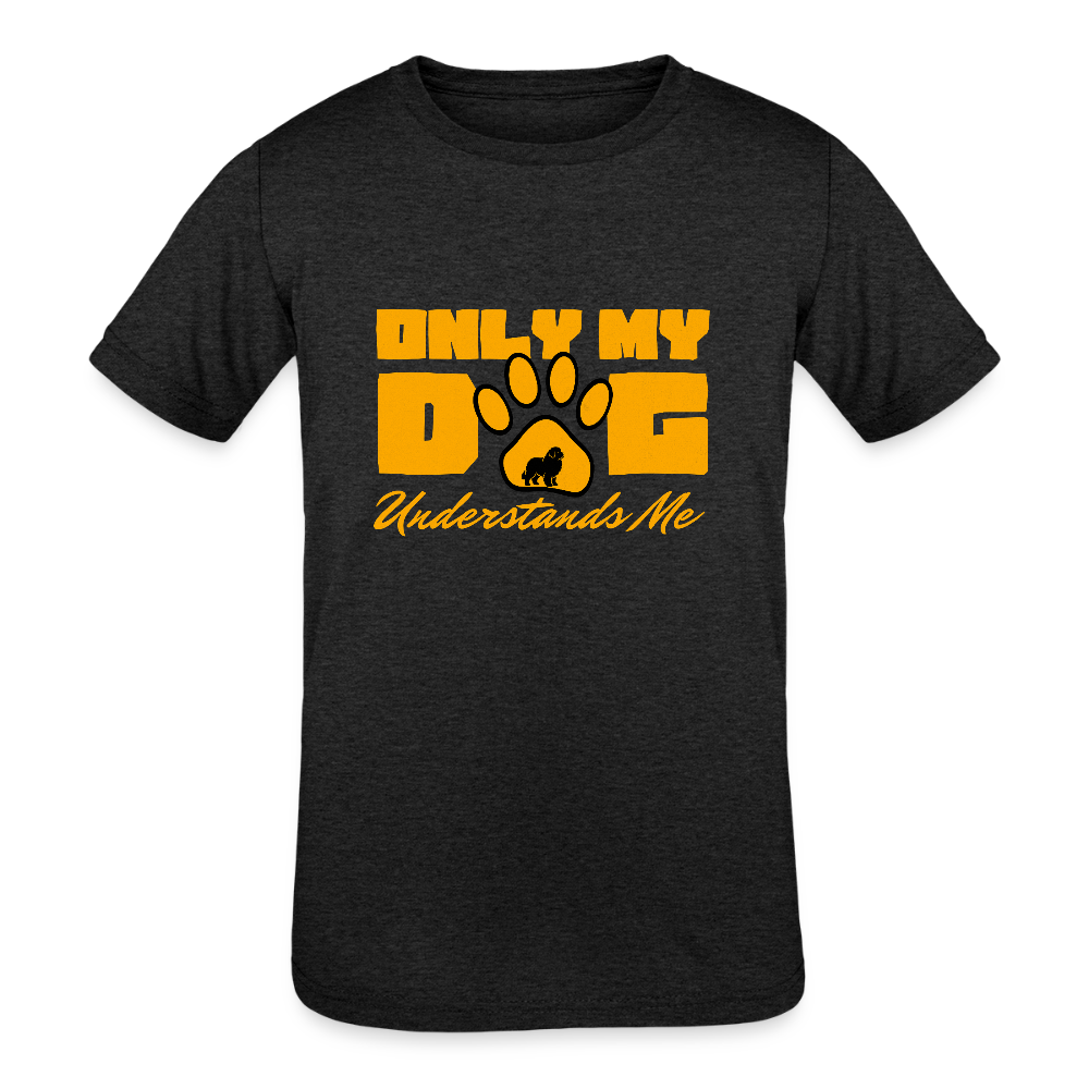 Kids' Tri-Blend T-Shirt - heather black