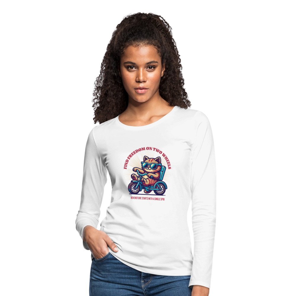 Women's Premium Long Sleeve T-Shirt - white