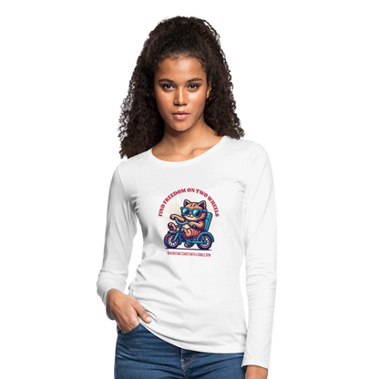 Women's Premium Long Sleeve T-Shirt - white