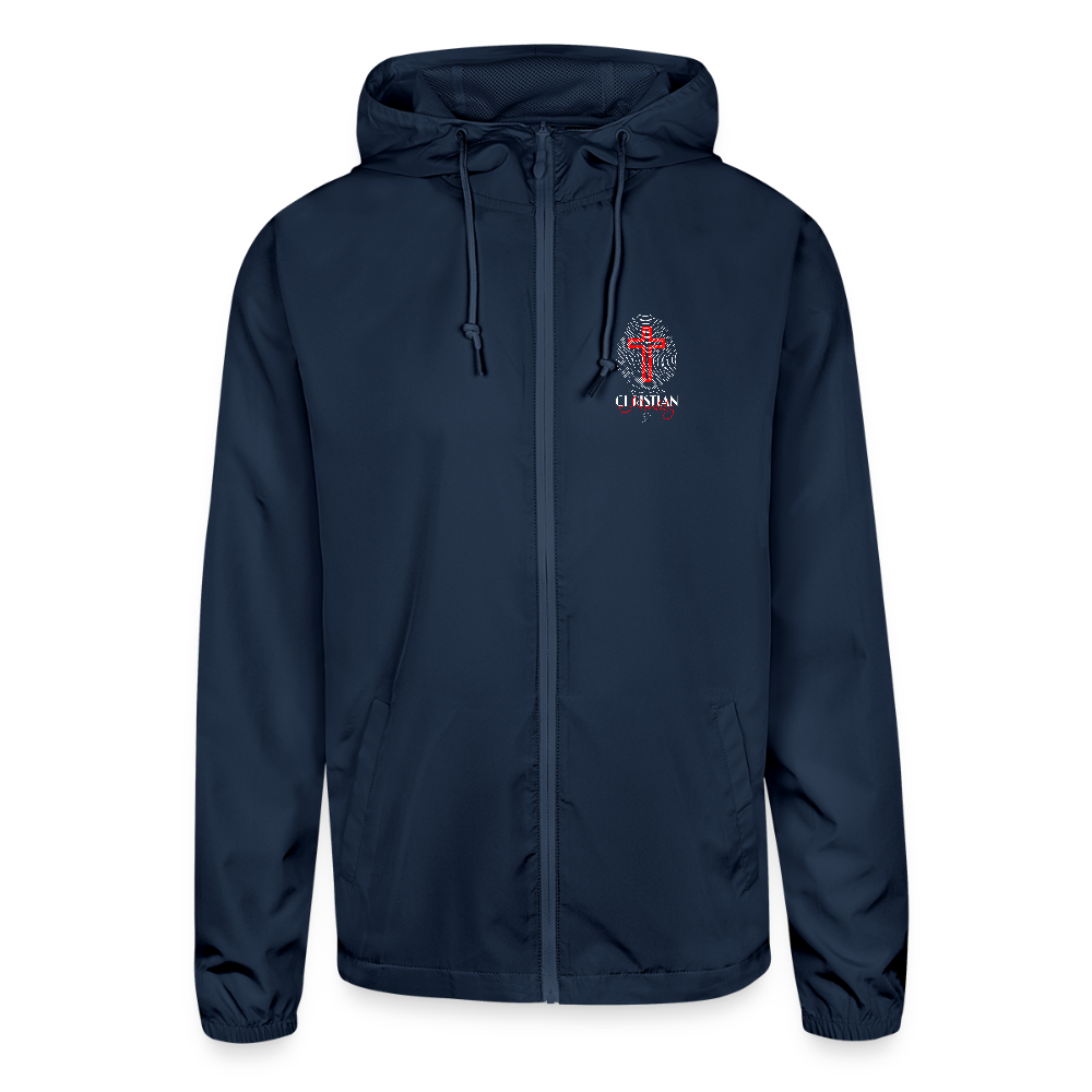 Unisex Lightweight Windbreaker Jacket - navy