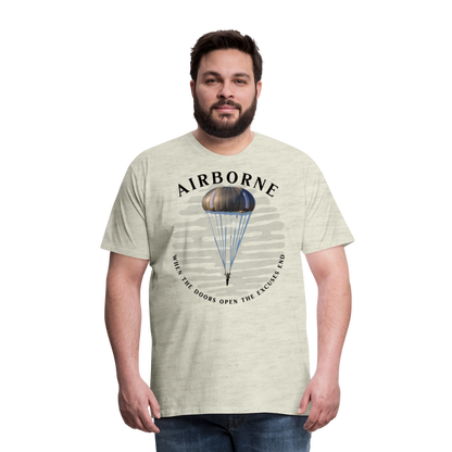 Men's Premium T-Shirt - heather oatmeal