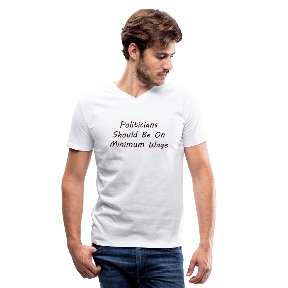 Men's V-Neck T-Shirt - white
