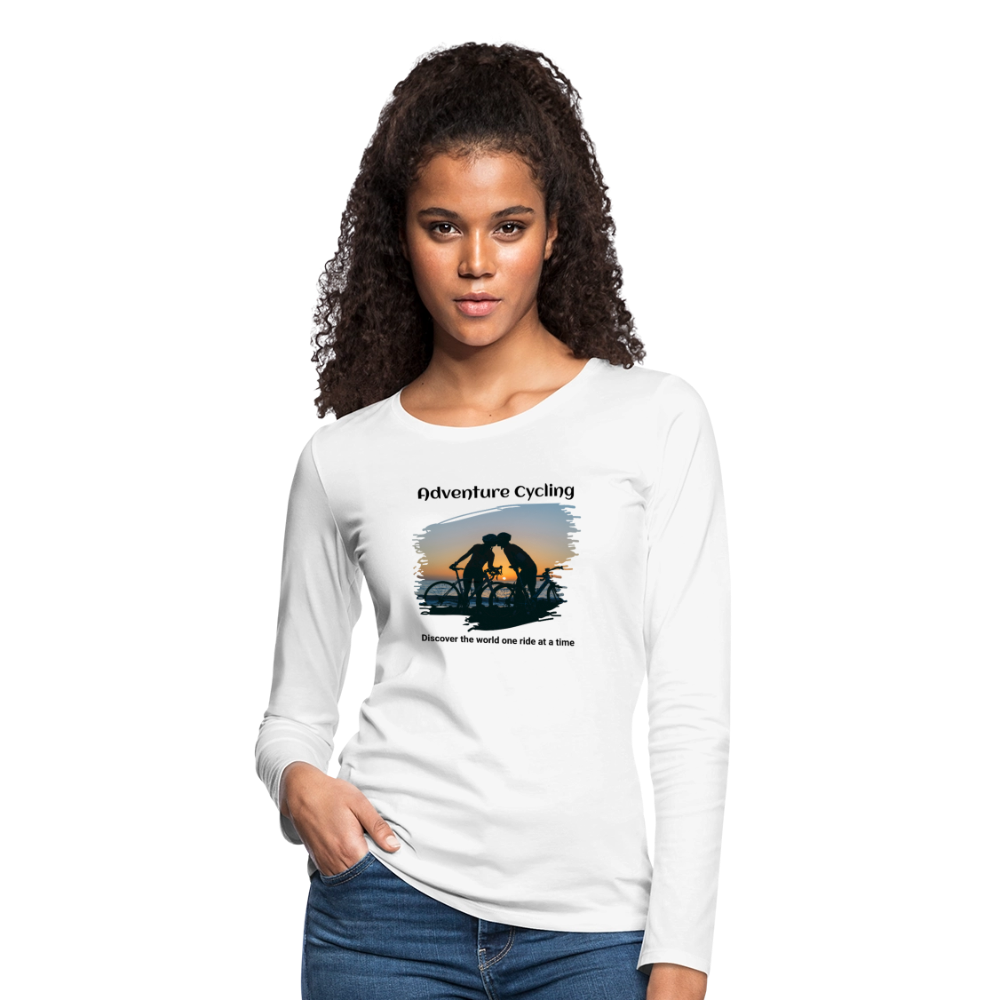 Women's Premium Long Sleeve T-Shirt - white