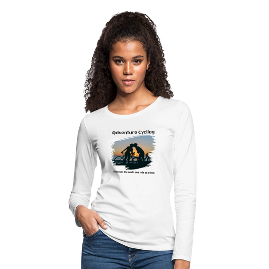 Women's Premium Long Sleeve T-Shirt - white