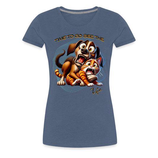 Women’s Premium T-Shirt - heather blue