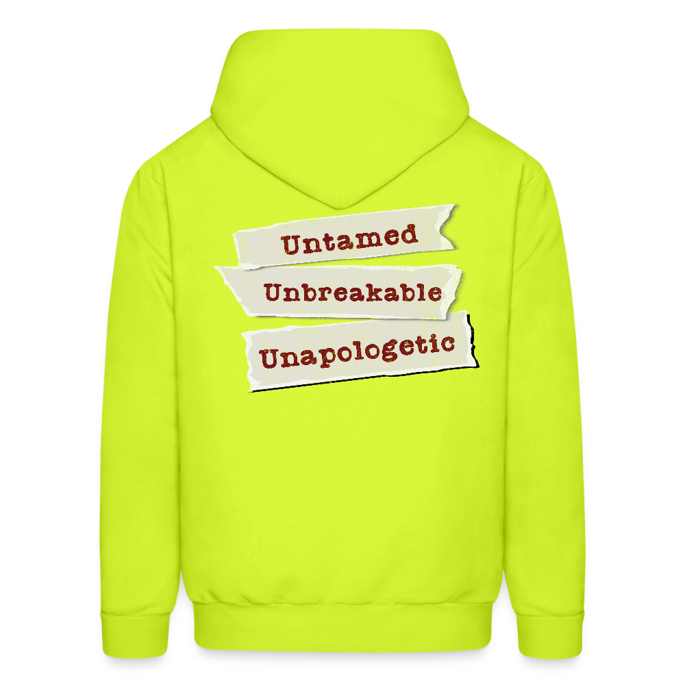 Men's Hoodie - safety green