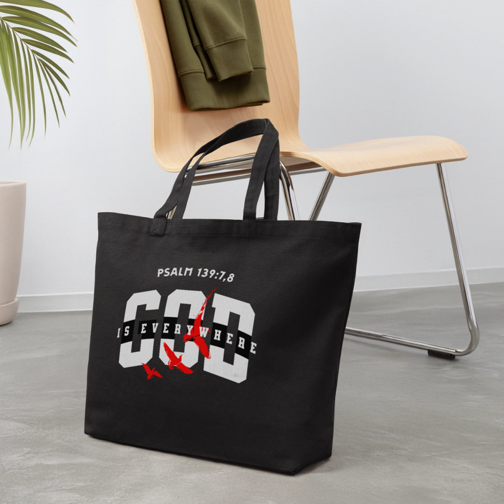 Eco-Friendly Cotton Tote - black