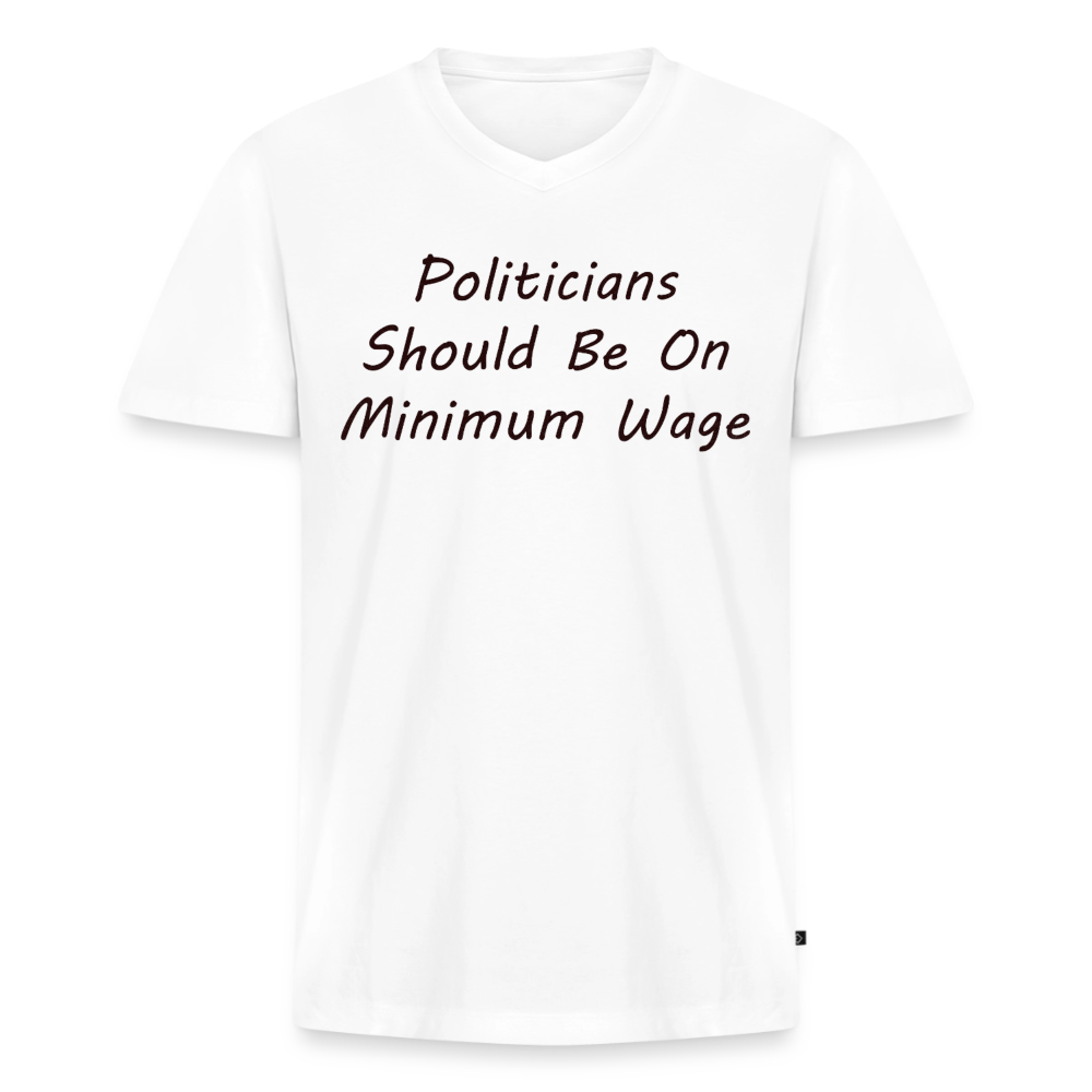 Men's V-Neck T-Shirt - white