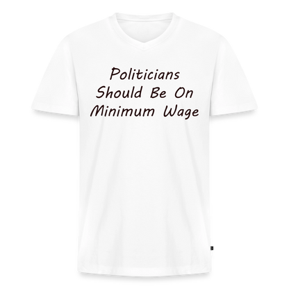 Men's V-Neck T-Shirt - white