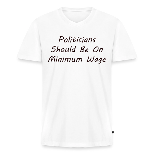Men's V-Neck T-Shirt - white