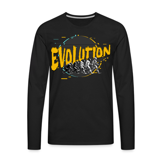 Men's Premium Long Sleeve T-Shirt - black