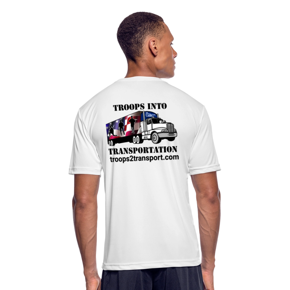 Men’s Moisture Wicking Performance T-Shirt - white