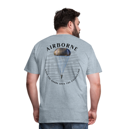 Men's Premium T-Shirt - heather ice blue
