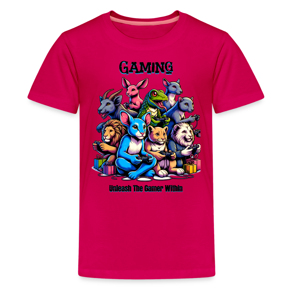 Kids' Premium T-Shirt - dark pink