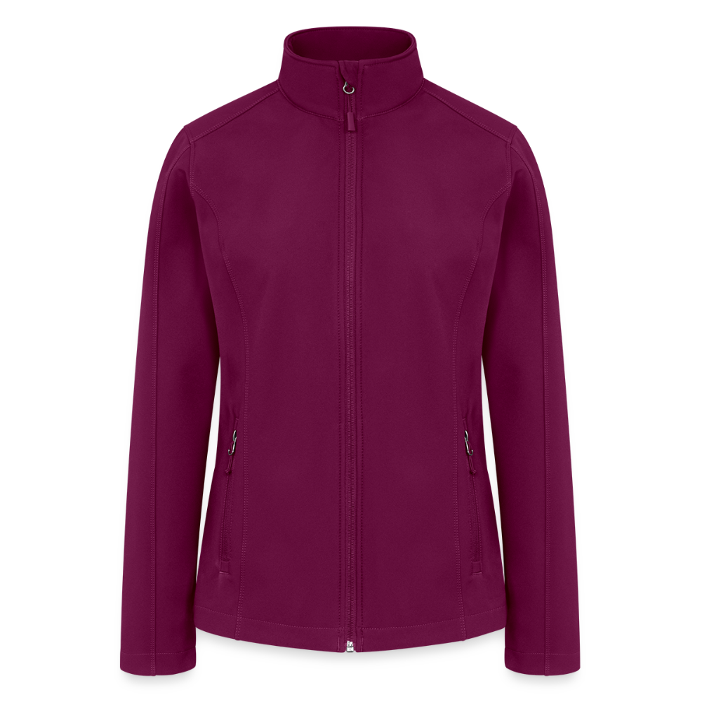 Women’s Soft Shell Jacket - raspberry