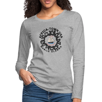 Women's Premium Long Sleeve T-Shirt - heather gray