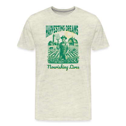 Men's Premium T-Shirt - heather oatmeal