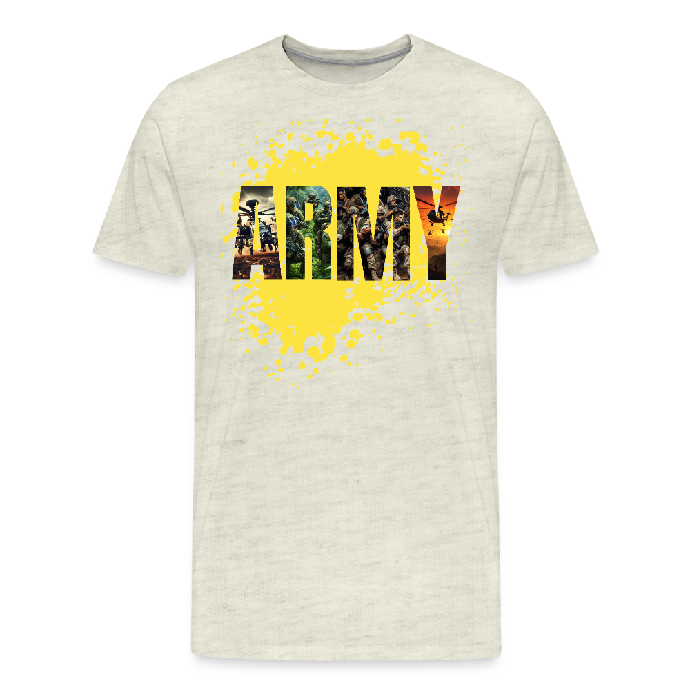 Men's Premium T-Shirt - heather oatmeal