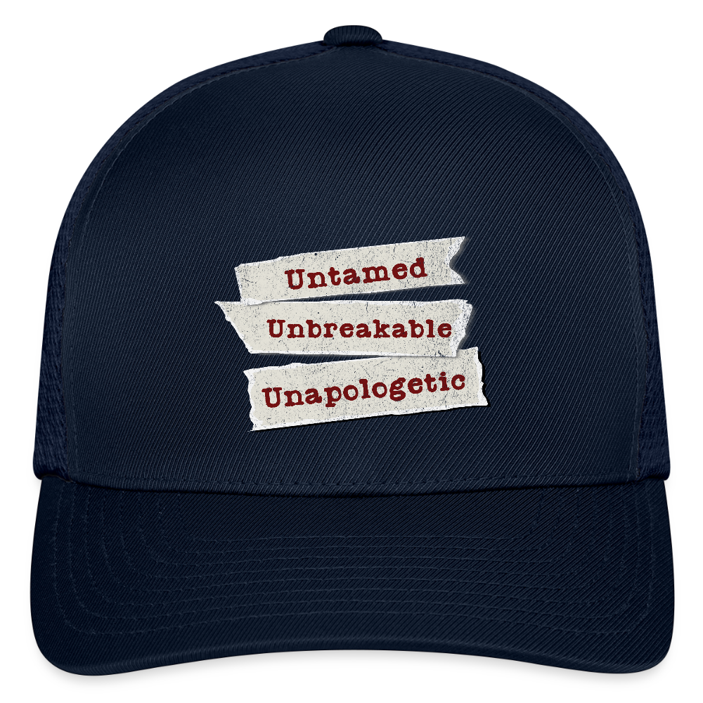 Flexfit Fitted Baseball Cap - navy