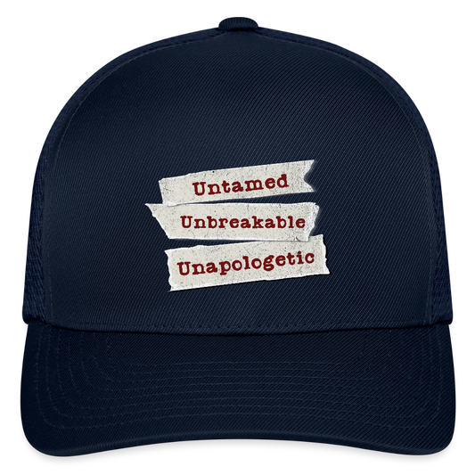 Flexfit Fitted Baseball Cap - navy